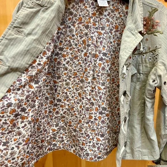Sandy Starkman Vintage Embroidered Jacket Art Embellished Small - Picture 13 of 15